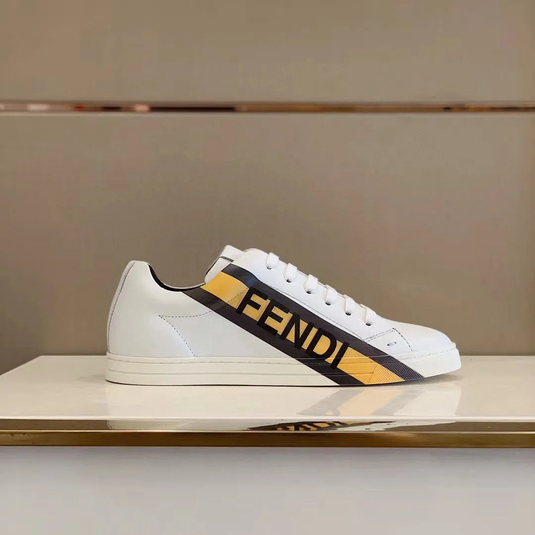 Factory Price: 438💰 Sun] FENDI Classic comfort for men, this sophisticated sneaker is handcrafted from soft calfskin. Mesh inner surface, ultra-light rubber material and rough outsole. This unique thin style is suitable for the casual and exquisite sensibility of this season. It is comfortable and natural on the feet. It is an everyday style for casual travel in autumn and winter! Code number: 38/44, customized 45